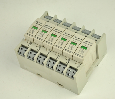 220V signal lightning surge protector assembly